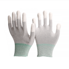 ZM Antistatic ESD Carbon Fibre PU Top Fit Gloves